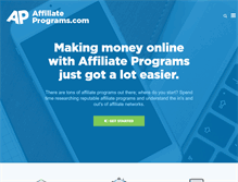 Tablet Screenshot of affiliateprograms.com