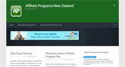 Desktop Screenshot of affiliateprograms.co.nz